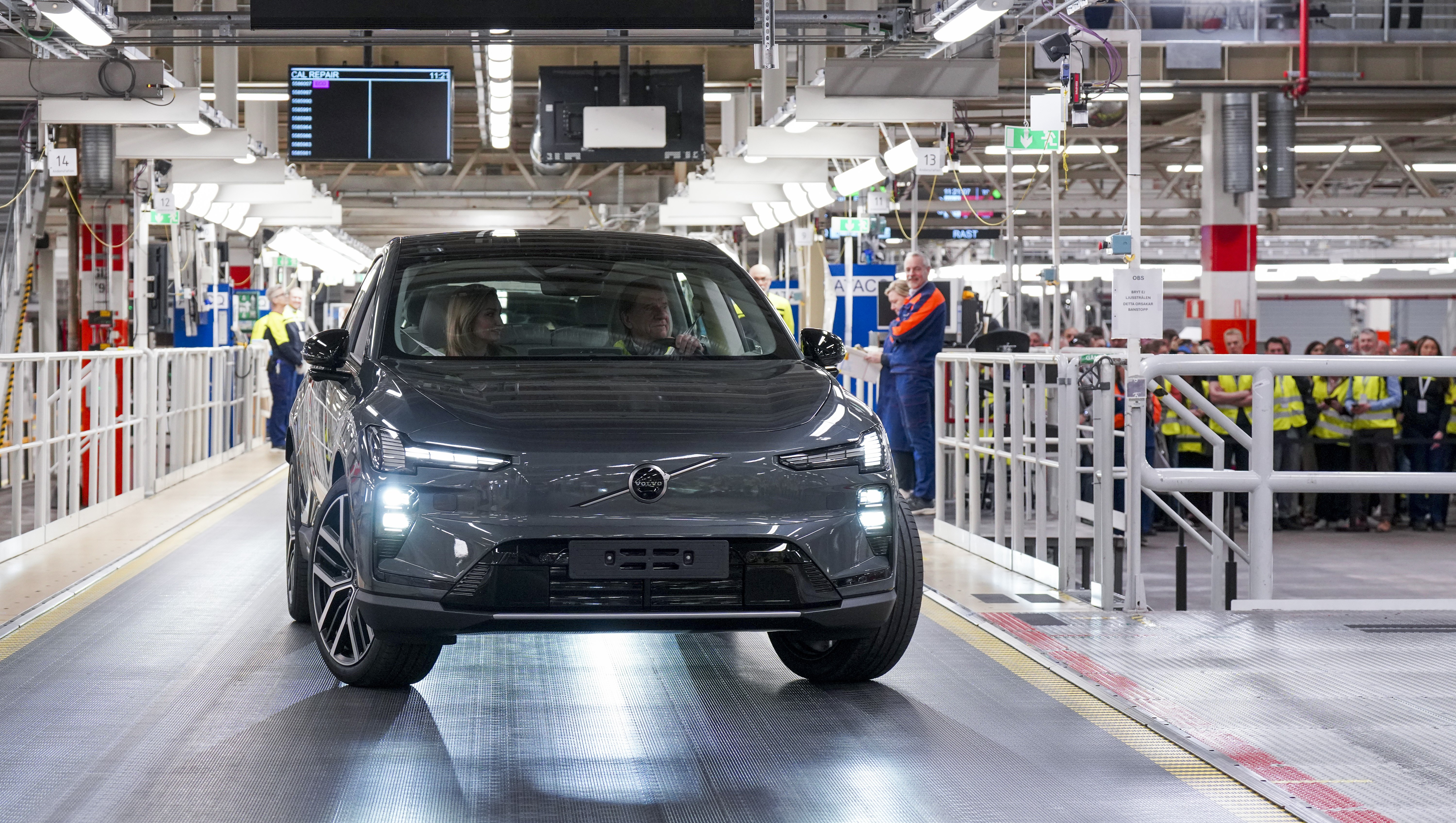 Volvo EX60 electric SUV official production image