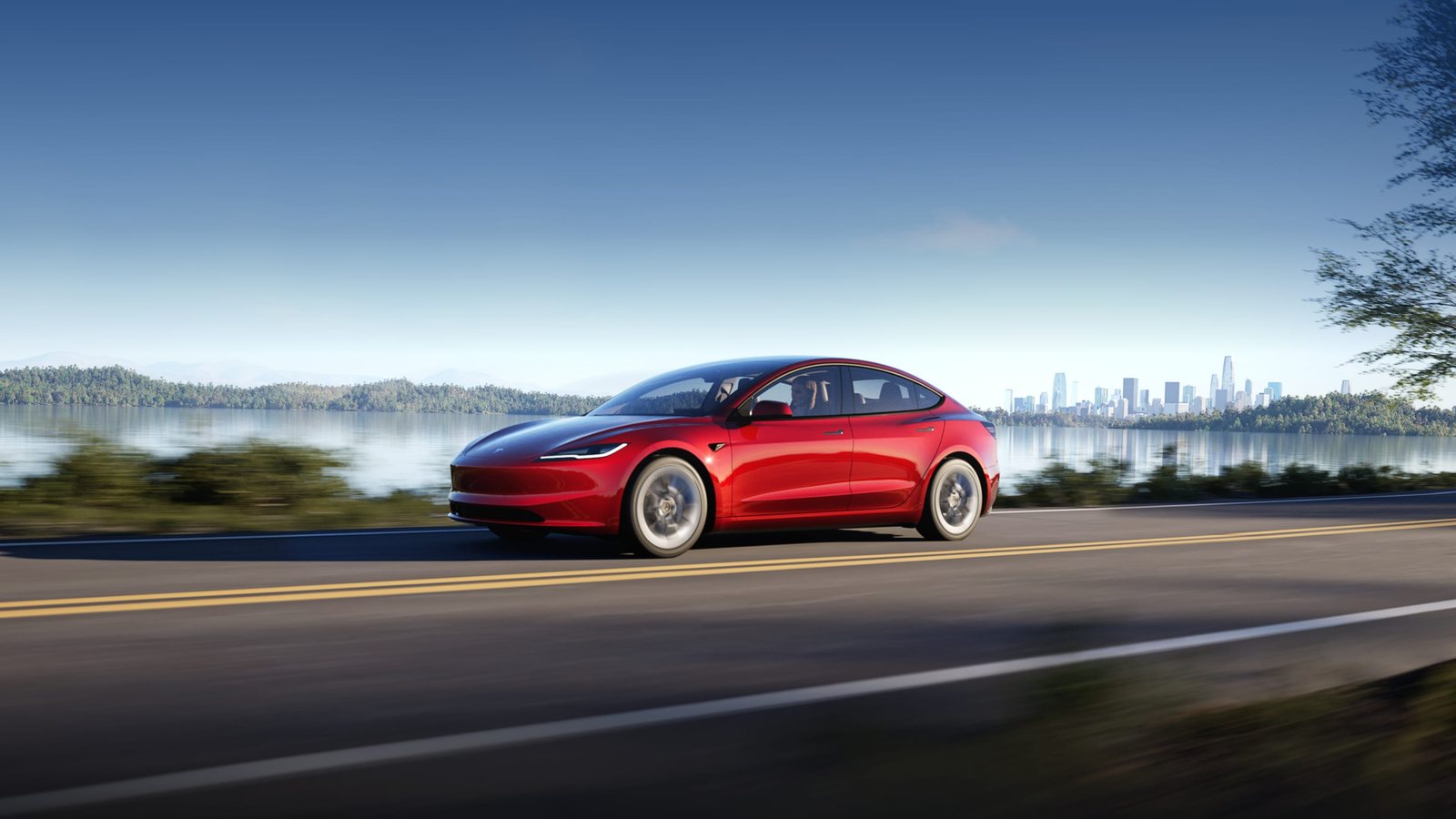 Tesla Model 3 in Canada representing Tesla's Canadian EV rebate dispute