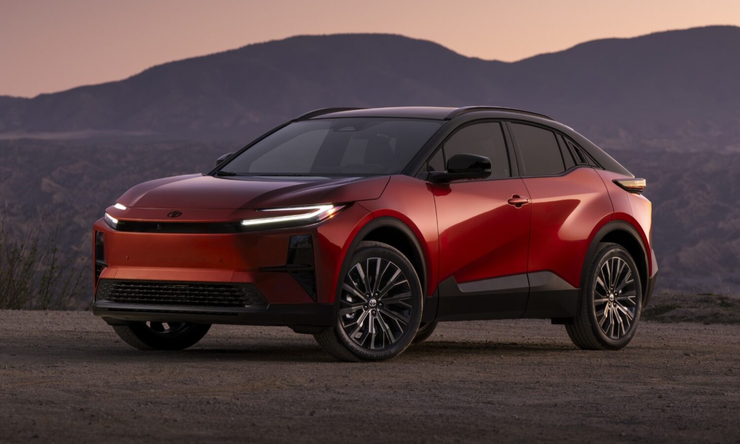 Official Toyota image of the 2026 Toyota C-HR electric SUV