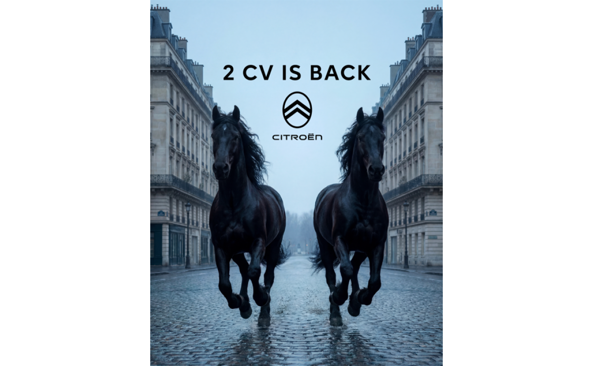 Citroen electric 2CV revival teaser image