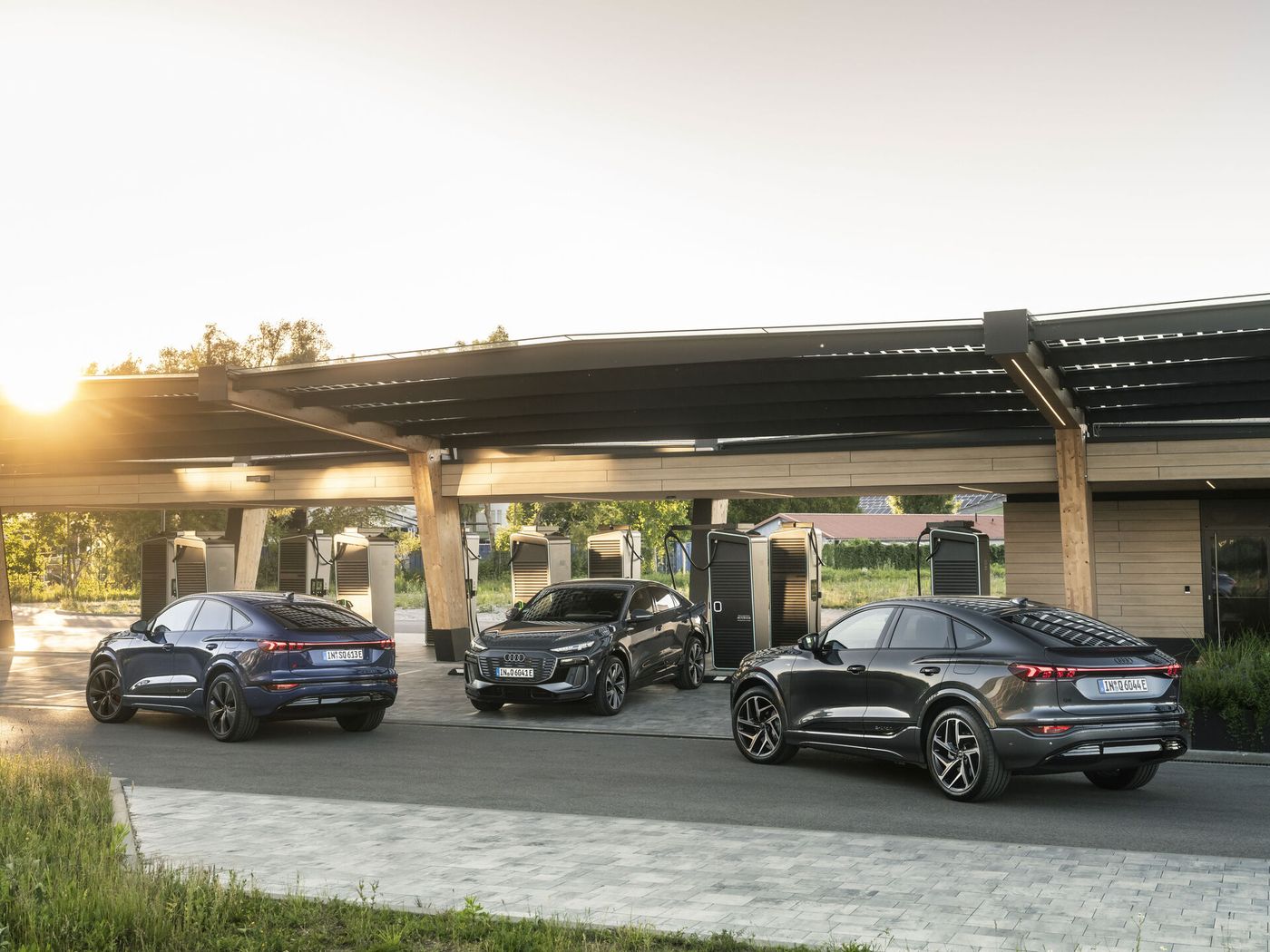 Audi corporate headquarters representing the brand's financial results and EV growth strategy