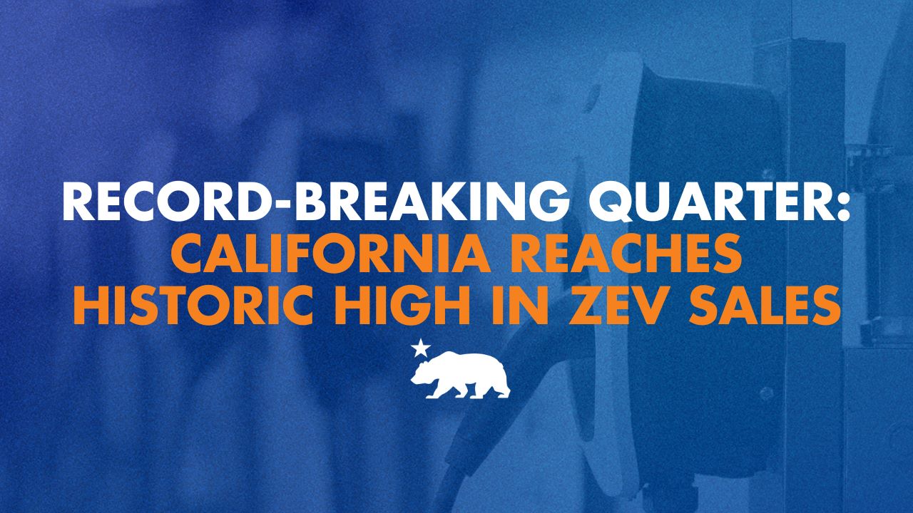 California's record 29.1% ZEV market share in Q3 2025 — a historic milestone for zero-emission vehicles