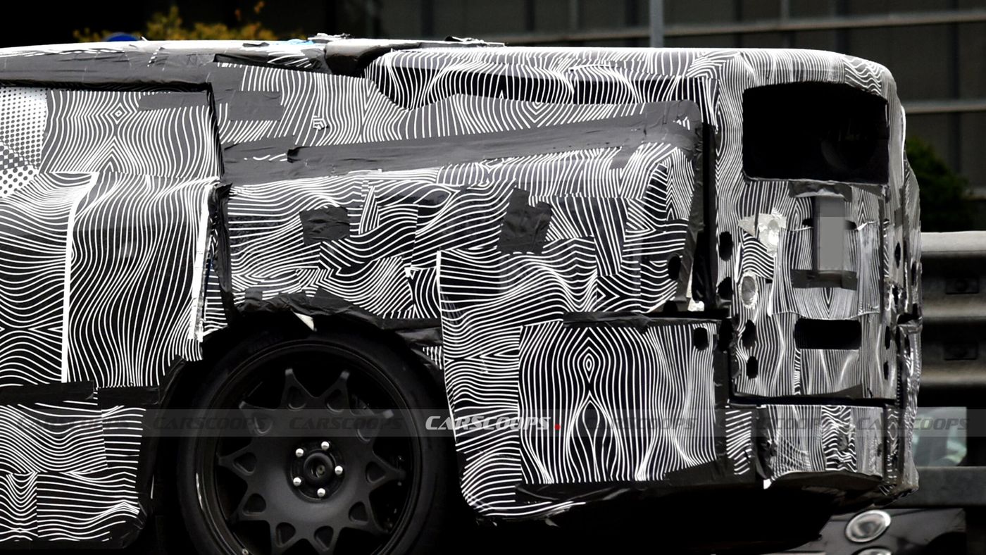 Ferrari electric vehicle prototype testing ahead of its October 9 debut