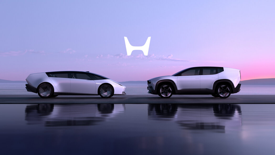 Honda 0 Series concept vehicle at an auto show, now cancelled for the U.S. market