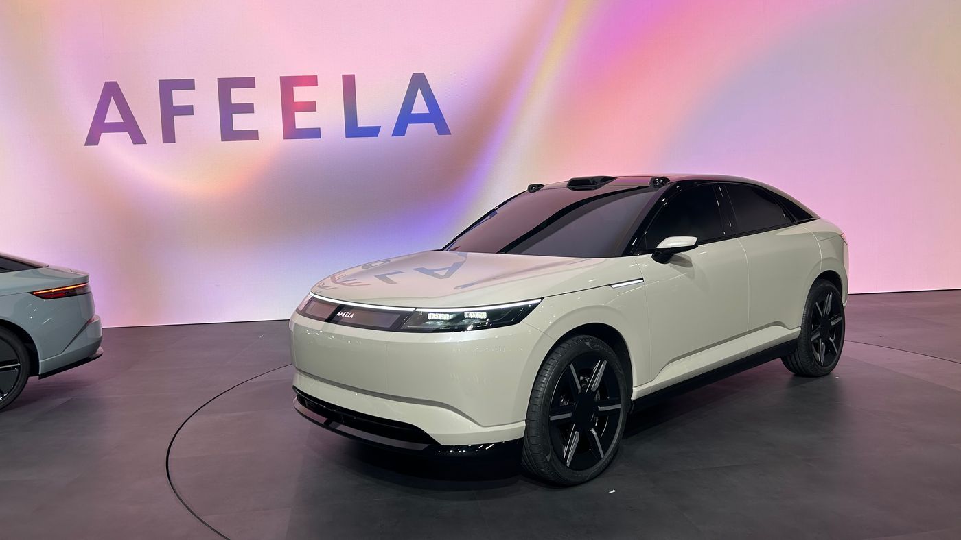 Sony Honda Afeela electric sedan concept representing the now-cancelled joint venture project