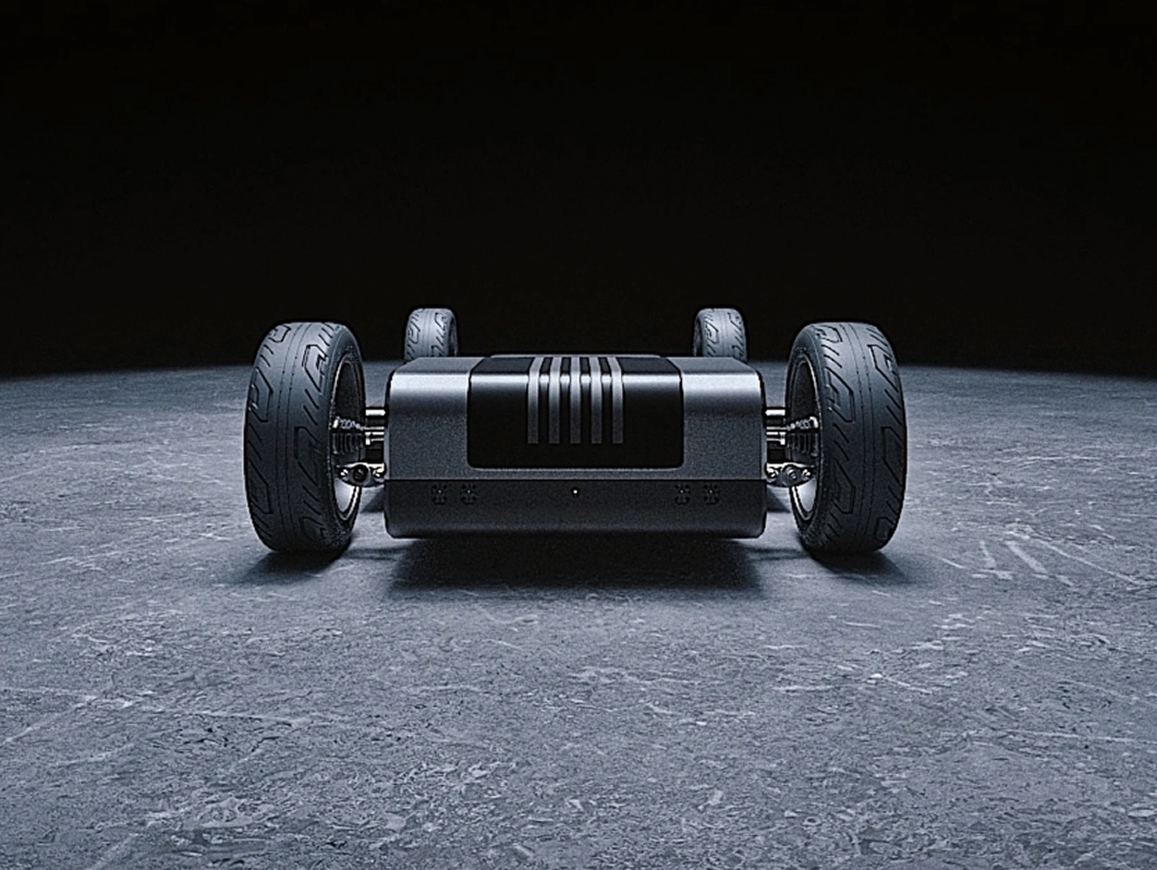 Official Kia image illustrating the PV7 electric platform and wheel modules