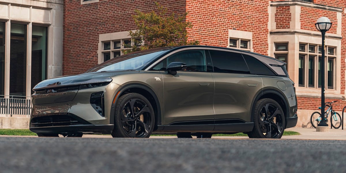 Lucid Gravity SUV — the brand's second model line showing strong momentum in October 2025