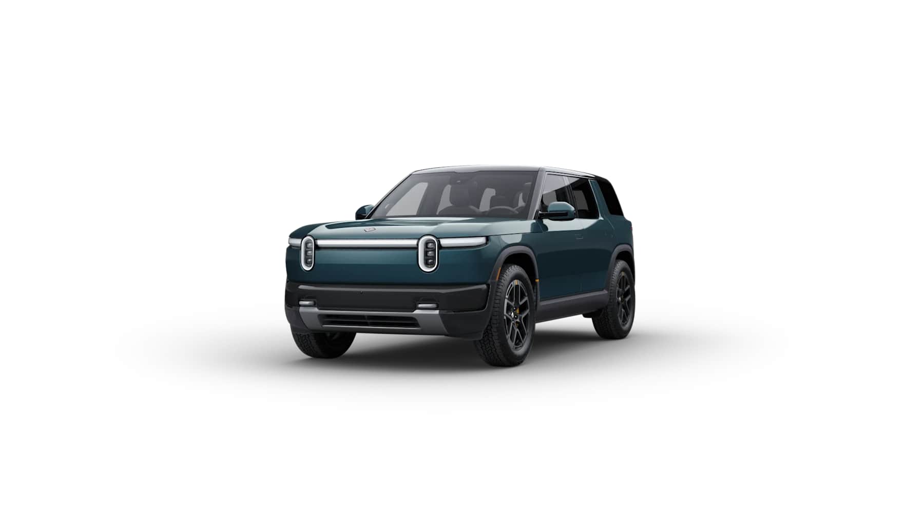 Rivian R2 Performance electric SUV front three-quarter view