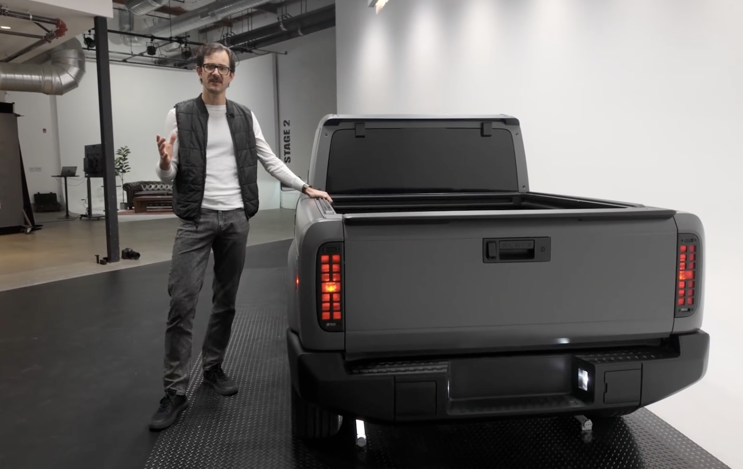 Slate electric truck in its base configuration